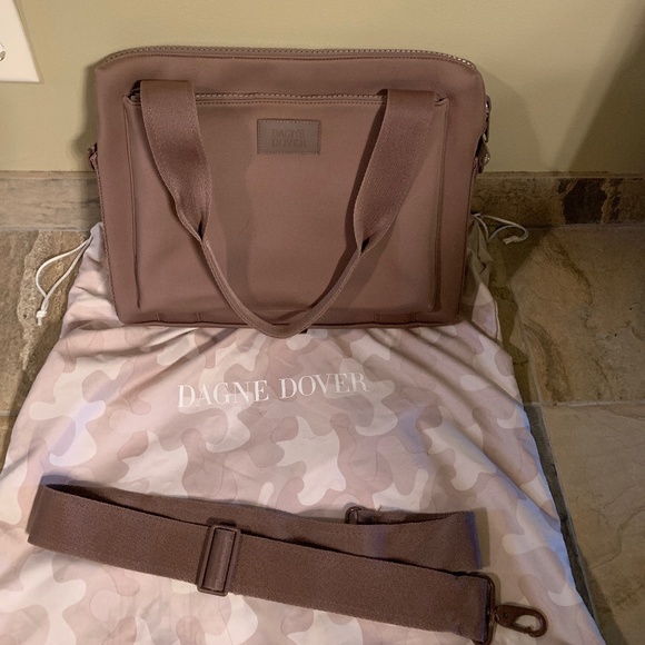 Dagne Dover Handbags - Dagne Dover Laptop Bag in Dune (discontinued)